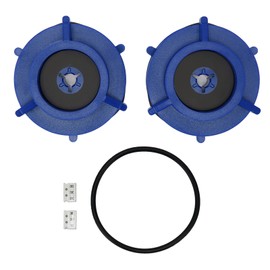 1 Pair NAB Hub Adapters Professional Reel to Reel Tape Opener with Rubber Ring for ReVox for Akai Blue