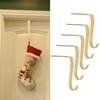 Alvinlite Fireplace Holders Christmas Stocking Holder Metal Hanging Hook for