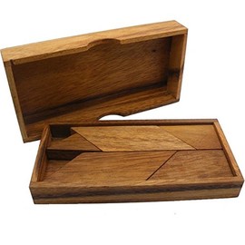 K Letter - Wooden Puzzle with Frame