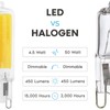 LUXRITE G9 LED Bulb Dimmable 4.5W, 50 Watt T4 G9