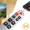 Seki Medium Learning Universal TV Remote Silver