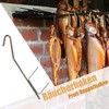Smoker Hooks 10/20 Pieces Professional Double Hooks for Fish Smoking