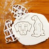 Set of 2 Rhodesian Ridgeback Dog Cookie Cutters, 2 Pieces