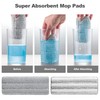JOYMOOP Flat Mop Pads, Microfiber Mop Cleaning Pads, Washable Pads,