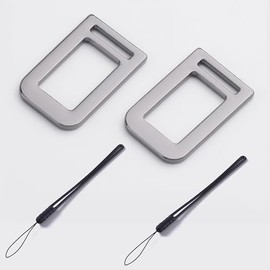 Seat Belt Canceller In-Car Accessories 2-Piece Set Car Accessories In-Car Utility Items Seat Belt Supplies (Gray)