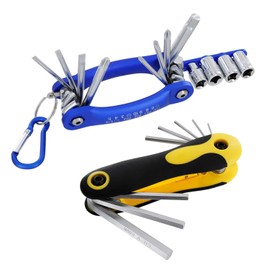 Saekulum Industriehandel Set Foldable Screwdriver CrV Hexagonal Socket Wrench Allen Key Hex Key Allen Key Folding Key