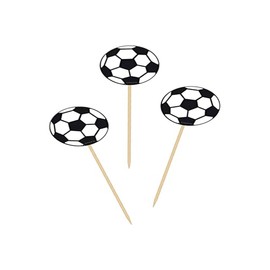 Folat 26224 Fußball Partypicker-20 Stück, Mehrfarbig