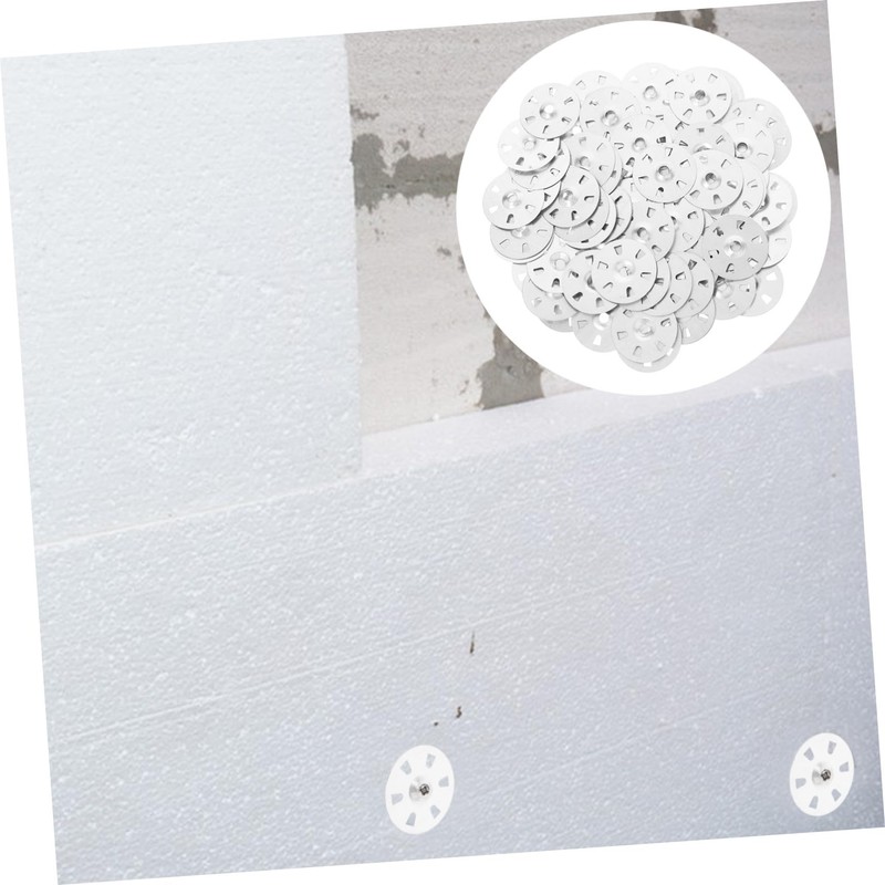 Tofficu 100Pcs Stainless Steel Plaster Washers for Gypsum Board Durable