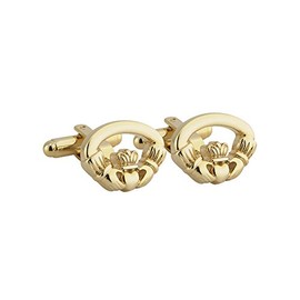 Celtic Cufflinks Claddagh Gold Plated Made in Ireland