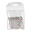50pcs Inverted Cone Shape Nail Polishing Grinding Head Nail Art