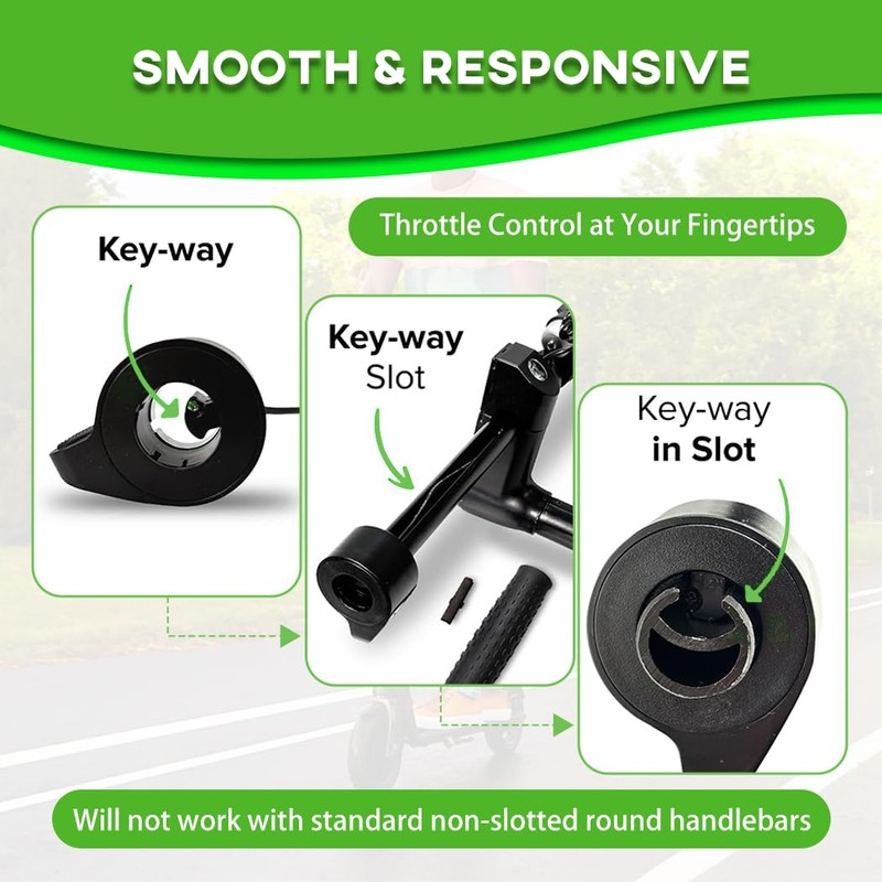 GXL V2 Thumb Throttle Accelerator for Gotrax Electric Scooter Apex