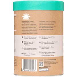 Amazonia Raw Protein Collagen Plus Choc Hazelnut 750g