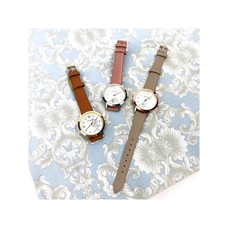 Fieldwork TAJ002-3 Tom & Jerry Analog Leather Strap Women's Watch