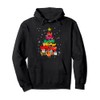 Santa Chicken Christmas Tree Present Boxes Chickens Shape Pullover Hoodie