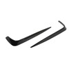 4Pcs Glossy Black Front Bumper Fog Light Eyebrow Cover Trim