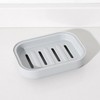 Plastic Soap Dish with Drainage,Soap Dishes Holder for Bathroom Shower，Keep