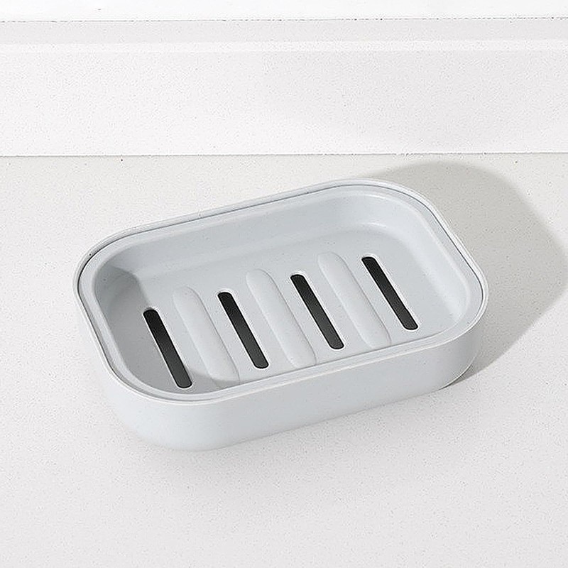 Plastic Soap Dish with Drainage,Soap Dishes Holder for Bathroom Shower，Keep