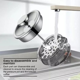 6 Pack French Press Filters Stainless Steel Mesh Screen Replacement Parts