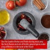 Maxam Granite Mortar and Pestle Set Durable Kitchen Tool for
