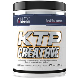 HI TEC NUTRITION KTP Creatine - Monohydrat, Nahrungsergänzungsmittel, für Sportler, Ernährung, 400 kapseln