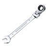 sourcing map Flex-Head Ratcheting Wrench 9mm 180° Rotating Head Metric