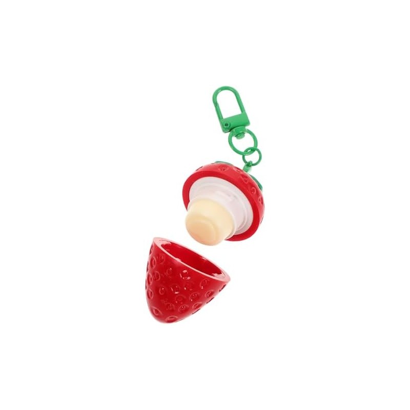Crema Labial Hidratante de Fresa Portátil para Estudiantes y Hombres