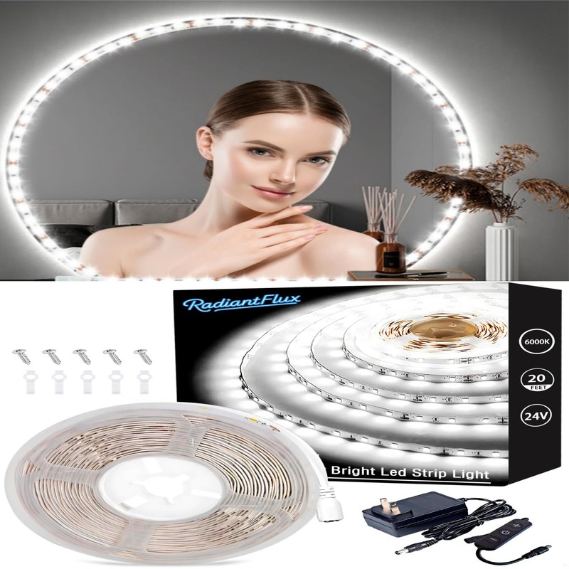 20ft/6M Led Vanity Mirror Lights Kit Vanity Make-up Mirror Full