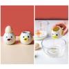 2pcs Egg Separator Ceramic Chicken Shaped Egg Yolk White Filter