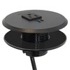 Newhouse Electric 2-4 in. Universal Desk Grommet with Tamper Resistant