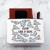 Seal Lover Gift Clao Like A Seal Makeup Bag Ocean