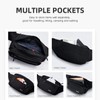 FREETOO Bum Bag Multifunctional Waist Bag with Zip, Suitable for
