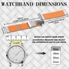 Anbeer Braided Nylon Watch Band, 0.7 inch (18 mm), 0.8
