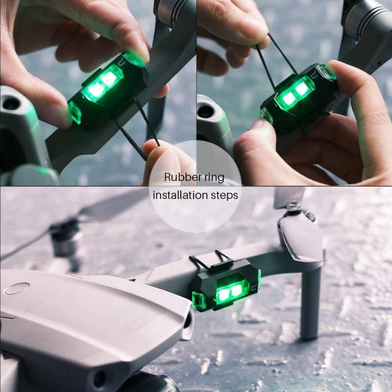 Ulanzi Anti-Collision Lightweight 3 Colour RGW LED Drone Light (DR-02)