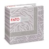 Fato - Trockene Papierservietten, Airlaid, Textileffekt, Packung mit 50 Servietten,