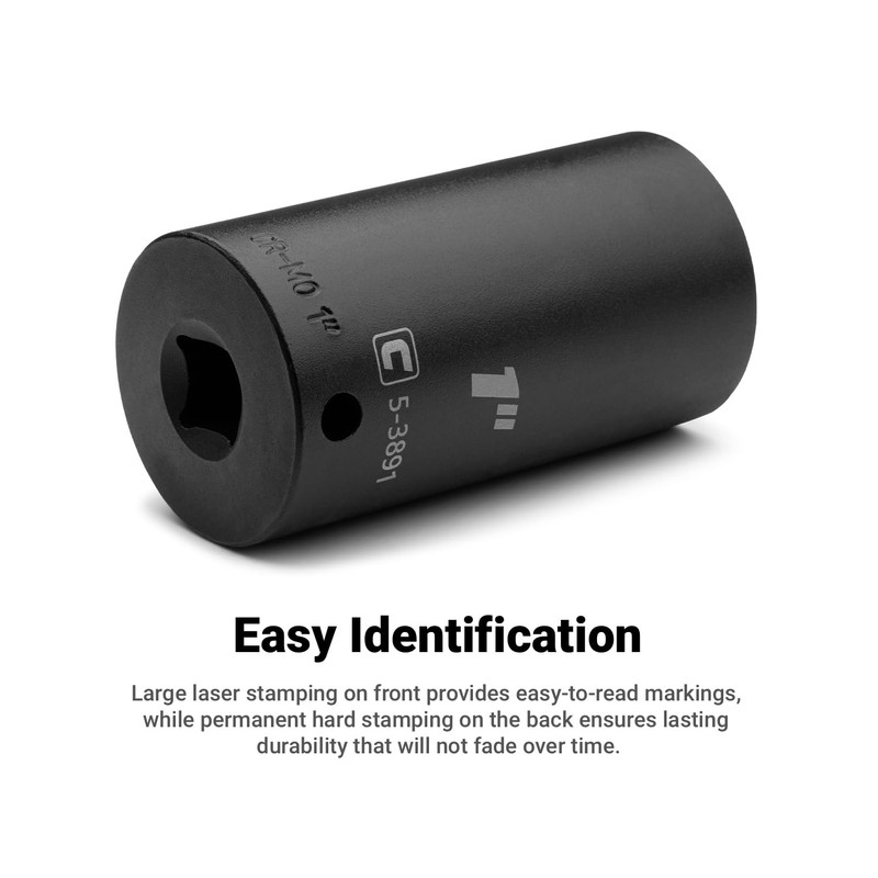 Capri Tools 9/16 in. Deep Impact Socket, 3/8-Inch Drive, 12-Point,