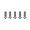 RISON Titanium Screws M3X15mm Fully Threaded Screws ISO7380 Button Head
