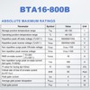 sourcing map 5 Pcs Bidirectional Thyristor BTA16-800B TO-220 800V 16A
