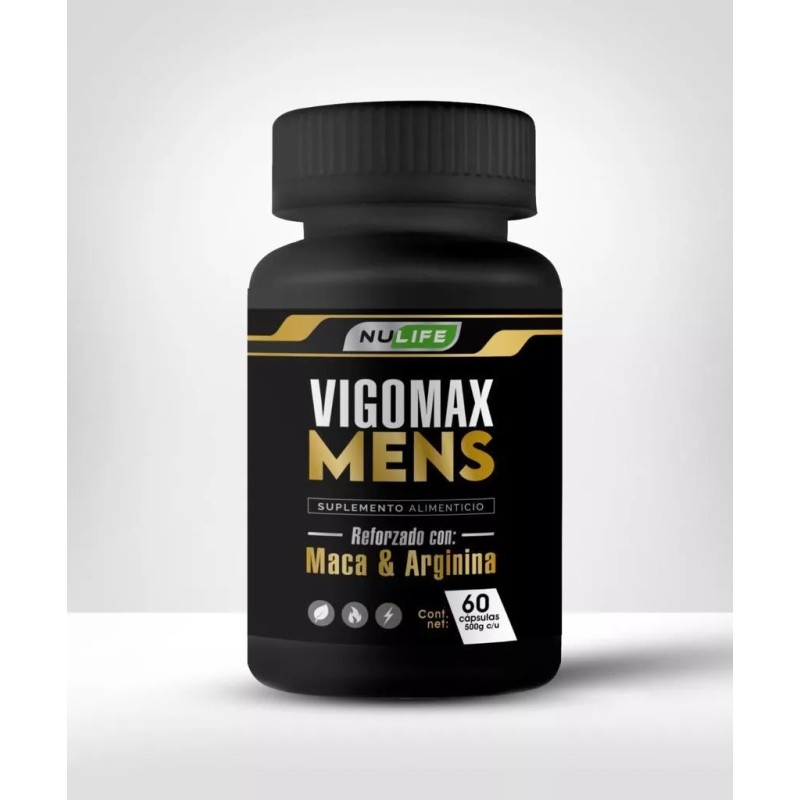 nulife Vigomax Mens Maca Arginina 2 Frsc 60 Caps 500
