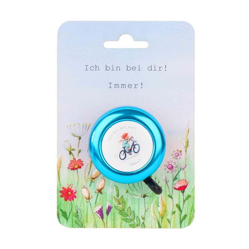 NKlaus 16206 Bicycle Bell for Boys 5.5 cm Blue with