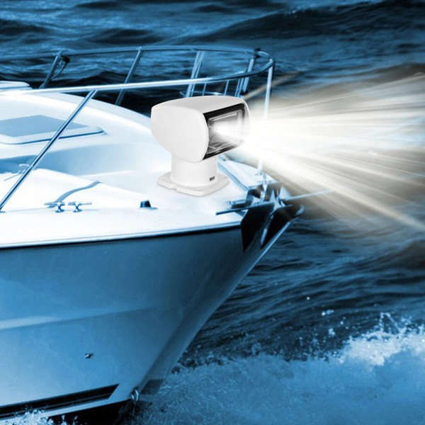 Unbranded 100W Remote Control Boat Spotlight,Boat SearchLight Halogen 360 Rotate