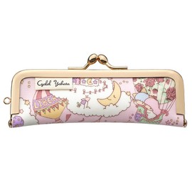 [Cyalel Yahata] Sanrio Coin Purse Seal Case, Liberty Print, Made in Japan, Floral Pattern, Cute, Stylish, 0.41, 0.5, 0.5, 0.5, 0.5, 0.53, Vermilion Included, Gift, Present, little twin stars pink