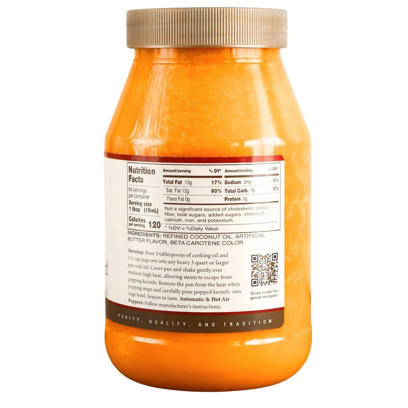 Golden Barrel Butter Flavored Coconut Oil (32 oz.)