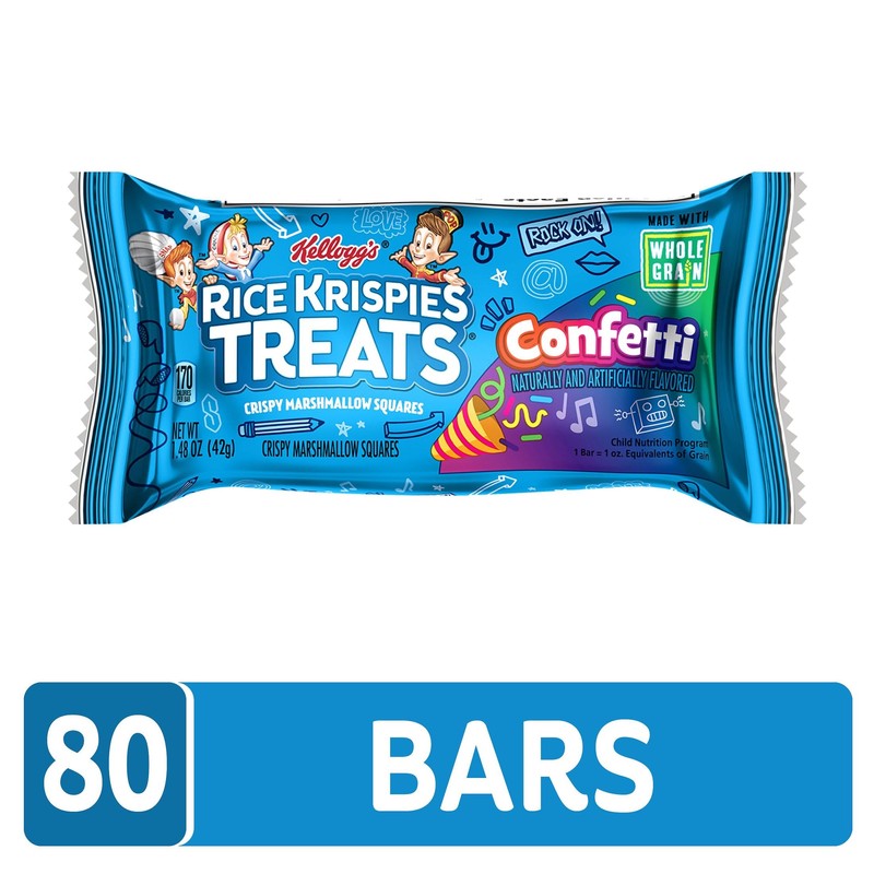 Rice Krispies Treats Made with Whole Grain, Crispy Marshmallow Squares,