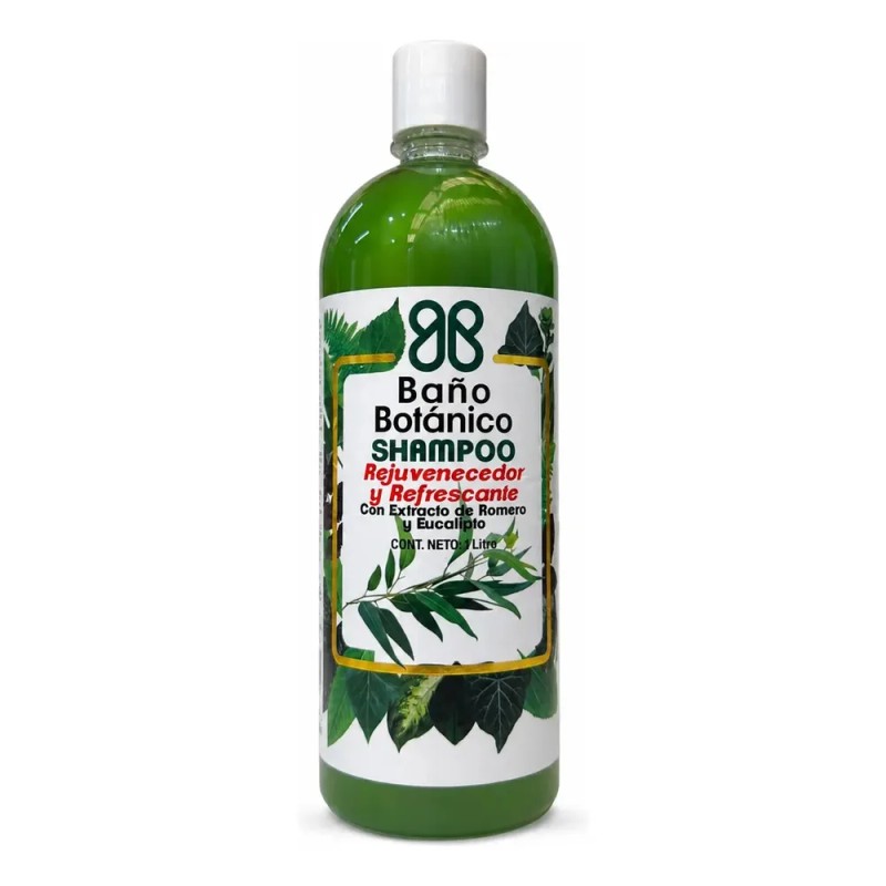 Shampoo Rejuvenecedor Romero Y Eucalipto 1lt Baño Botánico