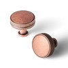 Goo-Ki Antique Copper Cabinet Drawer Knobs Zinc Alloy Kitchen Hardware