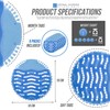 Urinal Screen Splash Mats, Scented Toilet Deodorizer and Urinal Splash