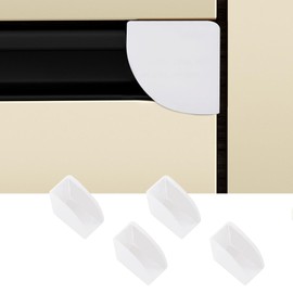 INCREWAY Cabinet Door Edge Guards, 4PCS Silicone Self Adhesive Safety Corner Cushion Door Edge Guard Corner Protectors Suitable for Cabinet Doors of 18-20mm Thickness