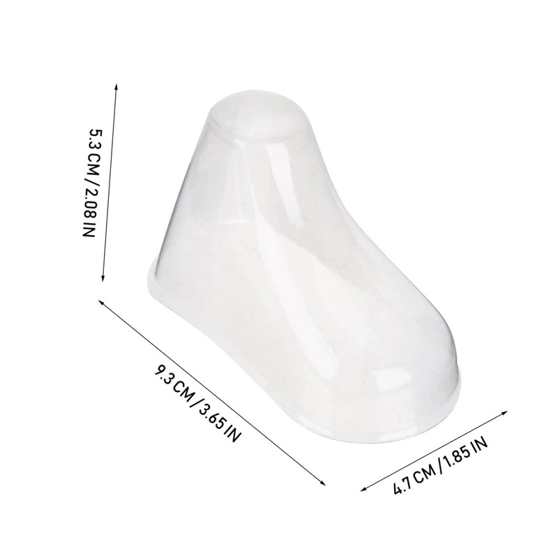 BESPORTBLE 20pcs Clear Feet Model Display Stands for Shoes Socks