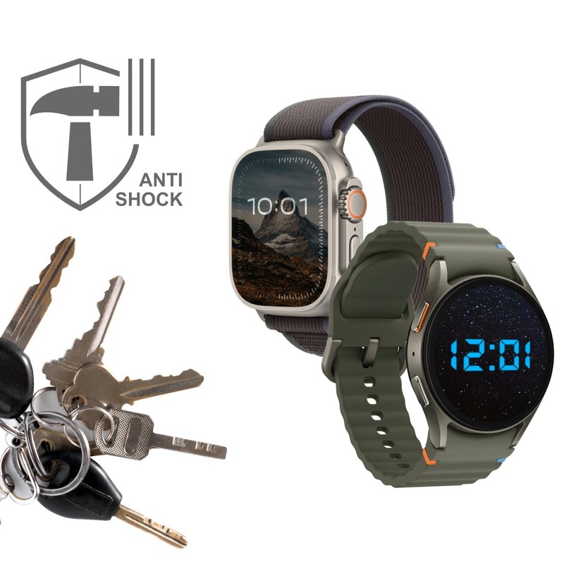 dipos FLEX 2x Clear Screen Protectors for Garmin Marq Aviator