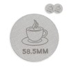 2 Packs 58.5mm Espresso Puck Screen, Reusable Puck Screen Replacement,